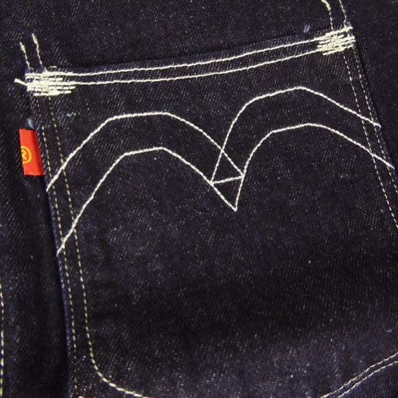 Levi’s Engineered Coat Cotton Hemp Denim Jacket Red Positively Superior NWT - Picture 7 of 14